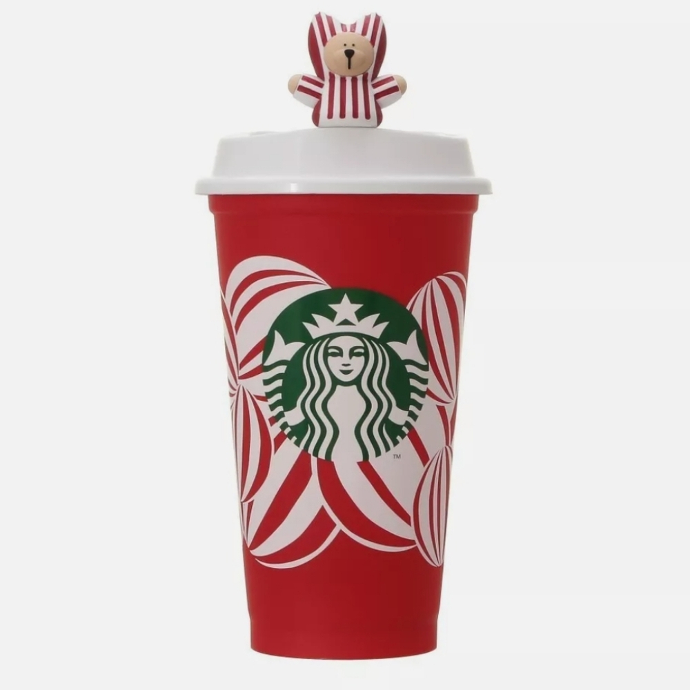 Starbucks 2024 Red Cup Tumbler w/Bearista  JAPAN EXCLUSIVE